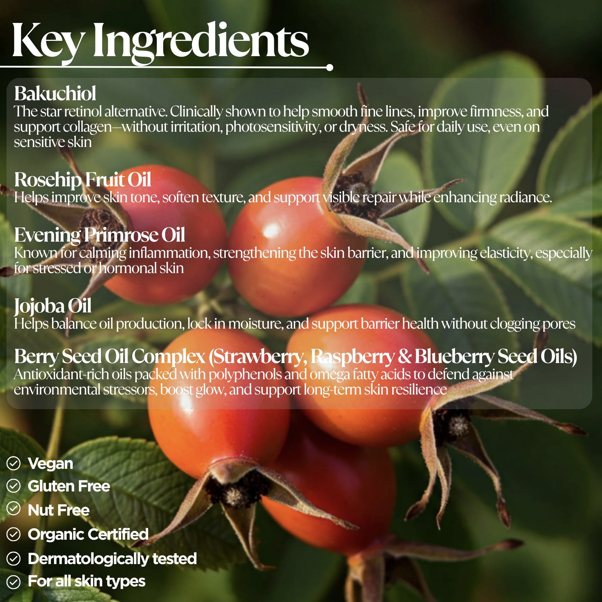 Natural Retinol Alternative Oil Serum