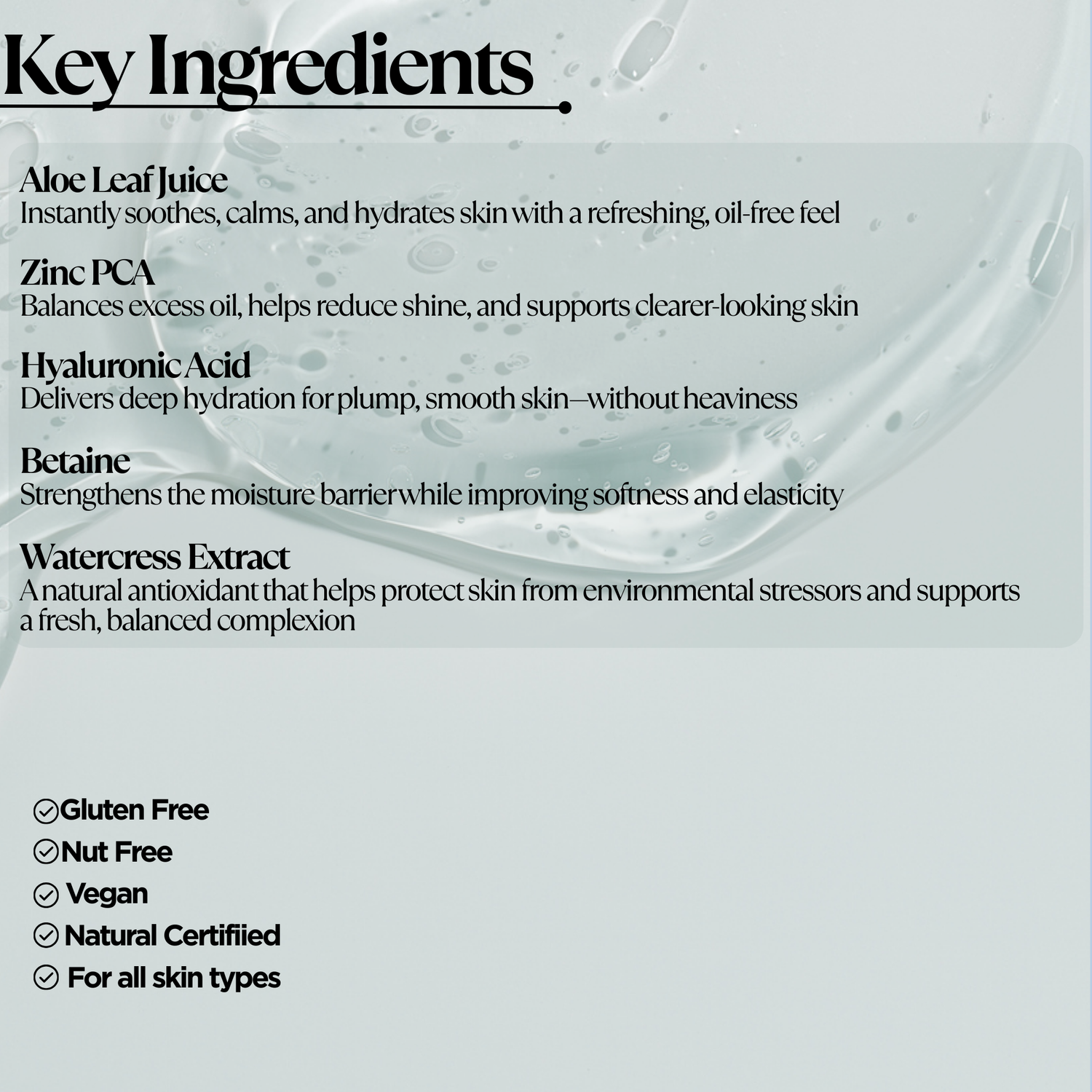 Oil-Free Hydrating Gel