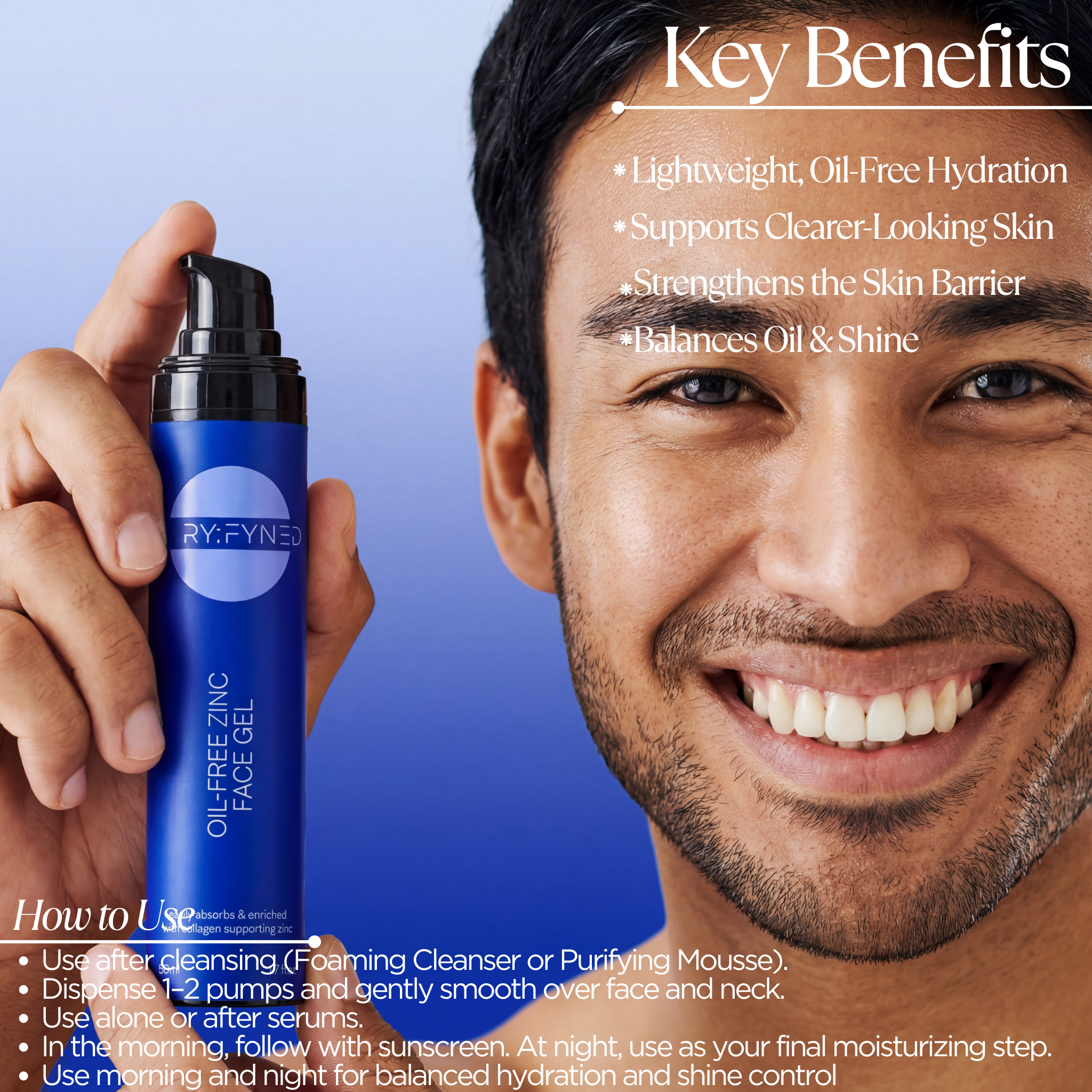 Oil-Free Zinc Face Gel